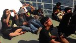 Aksi Seru Laskar Gerhana Ternate di Atas Kapal Bakamla