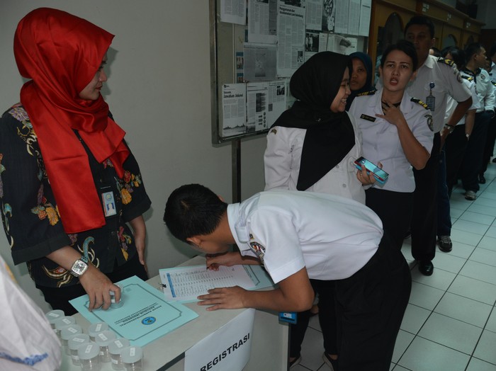 Ratusan Pegawai Bakamla Dites Urine untuk Cegah Narkoba