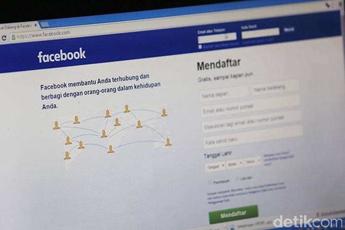 Facebook. Foto: detikINET/Irna Prihandini Facebook. Foto: detikINET/Irna Prihandini