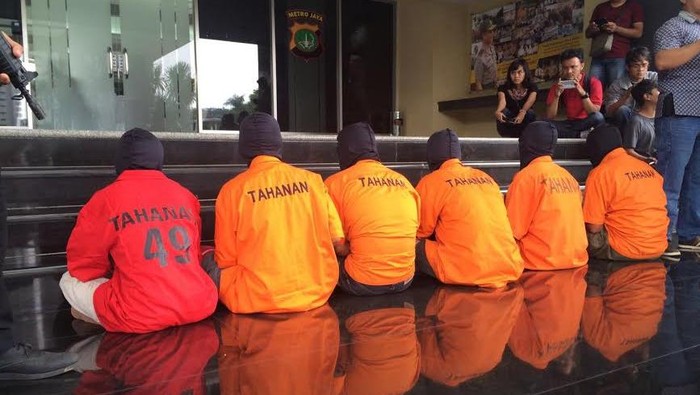 Ini 6 Tersangka Pencuri Kabel di Gorong-gorong Ring 1 Jakarta
