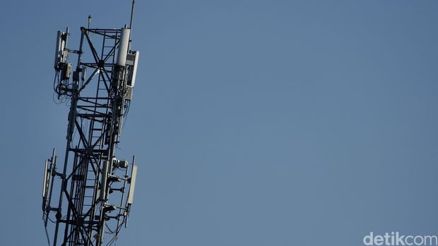 Menara BTS dan Antena TV. dikhy sasra/ilustrasi/detikfoto
