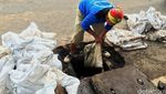 4 Ribu Karung Lumpur Diangkut dari Gorong-gorong