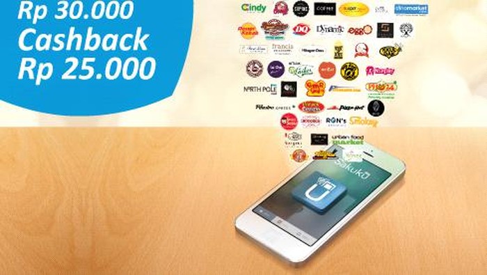 Belanja Pakai Sakuku Minimal Rp 30.000,- Dapatkan Cashback Rp 25.000,-