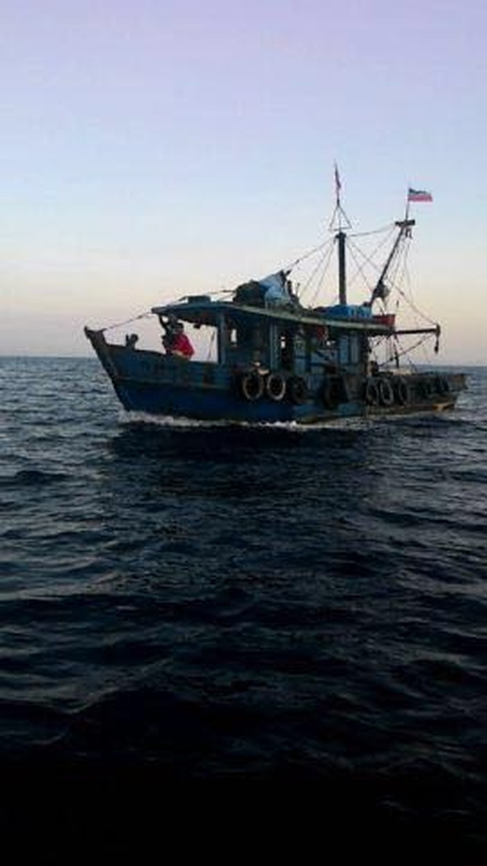 Kapal Penangkap Ikan Malaysia Disergap Polisi di Perairan Nunukan