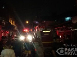 Kebakaran Landa Permukiman di Johar Baru Jakpus, Warga Panik