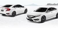 Honda juga menawarkan paket Modulo Honda Custom Parts secara opsional agar tampilan sedan ini lebih sporty.