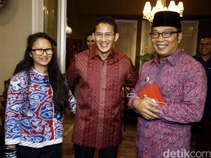 Ridwan Kamil Saling Salip dengan Sandiaga Uno di Survei Capres 2024