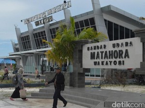 Mengintip Cantiknya Bandara Matahora di Wakatobi
