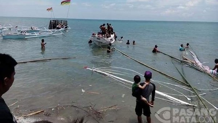 Perahu Pustaka Terbalik di Majene, Seluruh Penumpang Termasuk Maman Selamat