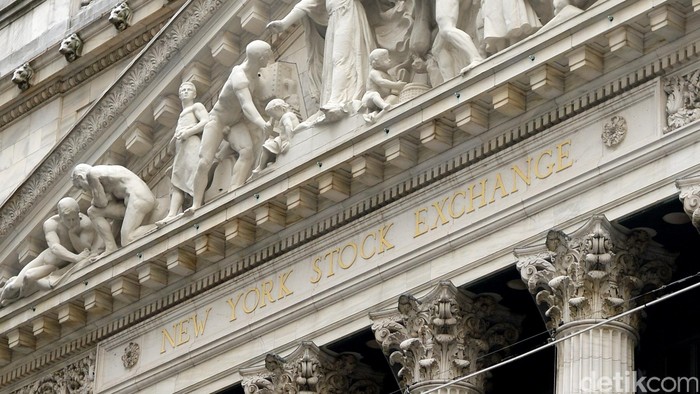 Gedung saham New York atau yang dikenal sebagai Bursa Saham Wall Street