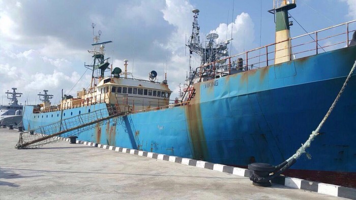 FV Viking, Kapal Pencuri Ikan Buronan Interpol Akan Ditenggelamkan di Pangandaran