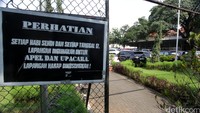 Lapangan tempat apel dan upacara di BNN.