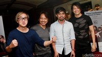 Meskipun belum ada namanya, yayasan tersebut sudah memiliki rencana kerja, yaitu mengumpulkan keluarga besar para personel GIGI. Pool/Gus Mun/detikFoto.