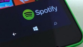 Penampakan aplikasi musik Spotify di Windows Phone. (Foto: Microsoft)