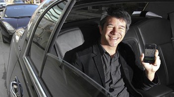 Uber kini adalah startup sangat terkenal, beroperasi di banyak negara dan nilainya sekitar USD 50 miliar. Kalanick sendiri kaya raya dengan harta USD 6,2 miliar, di kisaran Rp 80 triliun. Foto: Bizjournals