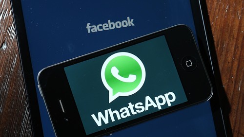 SAN FRANCISCO, CA - FEBRUARY 19:  Facebook and WhatsApp logos are displayed on portable electronic devices on February 19, 2014 in San Francisco City. Facebook Inc. announced that it will purchase smartphone-messaging app company WhatsApp Inc. for $19 billion in cash and stock.  (Photo Illustration by Justin Sullivan/Getty Images)