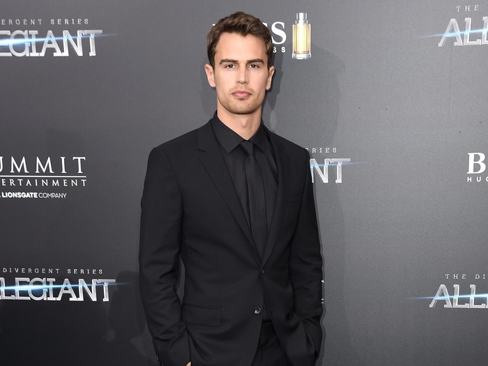 NEW YORK, NEW YORK - MARCH 14:  Actor Theo James attends the New York premiere of Allegiant at the AMC Lincoln Square Theater on March 14, 2016 in New York City.  (Photo by Nicholas Hunt/Getty Images)
