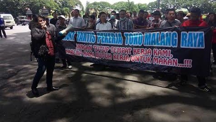 Pekerja Toko Modern Minta Perlindungan DPRD Kota Malang