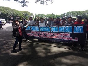 Pekerja Toko Modern Minta Perlindungan DPRD Kota Malang