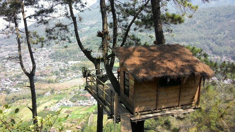 Foto: Pemandangan spektakuler dari Omah Kayu (dok. Omah Kayu) Foto: Pemandangan spektakuler dari Omah Kayu (dok. Omah Kayu)