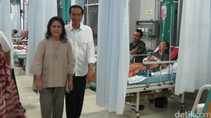 Kunjungan Jokowi dan Iriana yang Membuat Senyum Pasien RSUD Sumedang