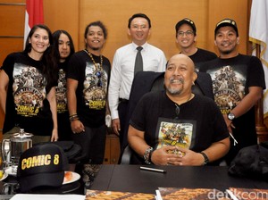 Ahok Terhibur Nonton Comic 8: Casino Kings Part 2