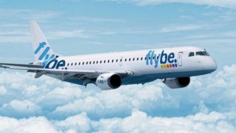 Ilustrasi maskapai Flybe (AP/BBC) Ilustrasi maskapai Flybe (AP/BBC)