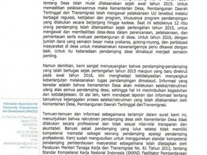 Surati Jokowi, IPPMI Minta Seleksi Pendamping Desa Transparan dan Akuntabel