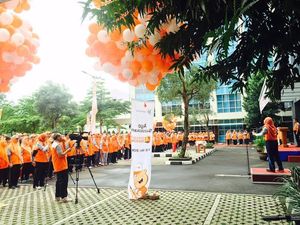 Jelang Sensus Ekonomi, Ratusan Pegawai Oranye BPS Apel Siaga