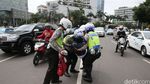 Kecelakaan Tunggal di Bundaran HI
