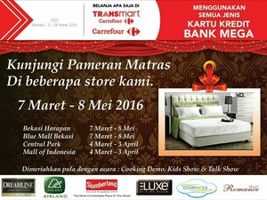 Promo Keperluan Tidur di Bedding Fair Bersama Transmart Carrefour