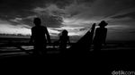 Senja di Pantai Padang