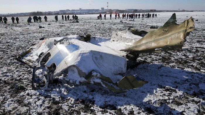 Televisi Rusia Siarkan Kata-kata Terakhir Pilot Flydubai yang Jatuh