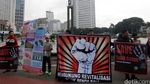 Aksi Dukung Reklamasi Teluk Benoa di CFD