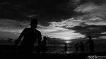 Senja di Pantai Padang