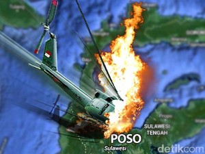Heli TNI Jatuh di Poso, Menhan: Saya Juga Heran, Kok Jatuh Melulu