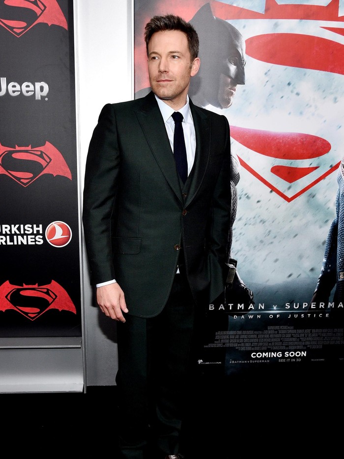 NEW YORK, NEW YORK - MARCH 20:  Actor Ben Affleck attends the launch of Bai Superteas at the Batman v Superman: Dawn of Justice premiere on March 20, 2016 in New York City.  (Photo by Bryan Bedder/Getty Images for Bai Superteas)