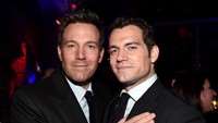 Ben dan Henry di pemutaran perdana  Batman v Superman: Dawn of Justice di New York, AS, Minggu (20/3/2016) waktu setempat. Bryan Bedder/Getty Images for Bai Superteas/detikFoto.