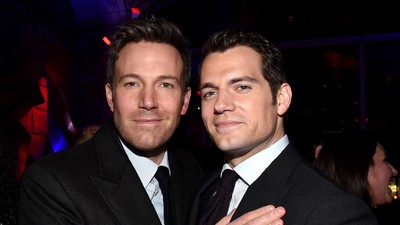 Ben Affleck dan Henry Cavill Gagah di Premiere Batman v Superman