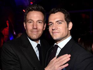 Ben Affleck dan Henry Cavill Gagah di Premiere Batman v Superman