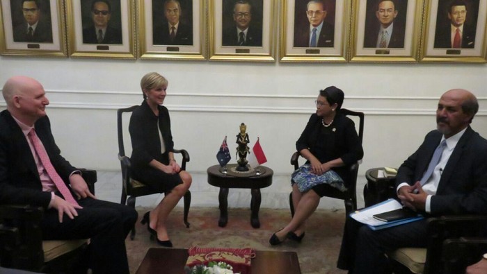 Ini Hasil Pertemuan Bilateral Menlu RI dengan Menlu Australia