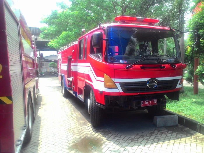 Terparkir di Pos, Ini Mobil Damkar yang Sempat Dicuri Orang