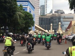 Cegah Gesekan dengan Demonstran, 60 Driver Ojek Online Diamankan di Moestopo