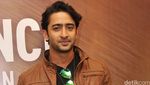Gaya Shaheer Sheikh Berjaket Kulit
