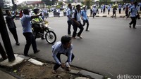 Situasi memanas terjadi di kawasan Tosari, Jakarta.