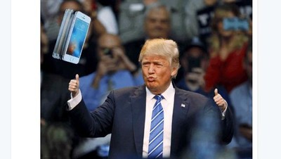 Ada Donald Trump dalam Guyonan iPhone SE