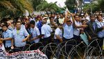 Demo Sopir Taksi di Monas Ricuh