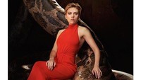 Scarlett Johansson akan mengisi suara Kaa, python jahat dan licik yang berusaha menghabisi Mowgli dalam film tersebut. (dok. Disney)