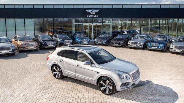 Pengiriman perdana Bentley Bentayga ke konsumen di Eropa