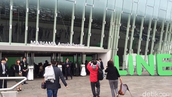 Persentase orang Indonesia yang pakai Line ini ada 31,9%. Foto: detikINET/Ayunda Windyastuti Savitri